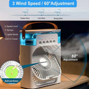 Mini USB Fan With Mist Water Spray Mini Cooler for Office Kitchen and Home