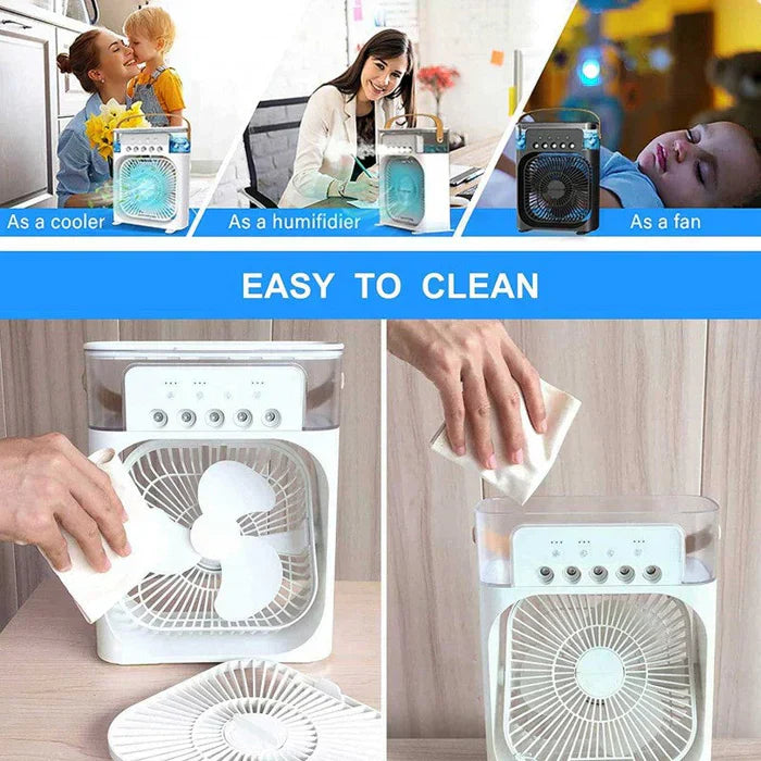 Mini USB Fan With Mist Water Spray Mini Cooler for Office Kitchen and Home