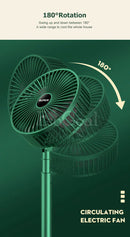 Mini Foldable Fan - Portable, Rechargeable & Quiet Cooling for Home, Office & Travel