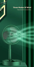 Mini Foldable Fan - Portable, Rechargeable & Quiet Cooling for Home, Office & Travel