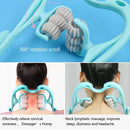 PureRelief 6-Wheel Neck Massager Instant Pain Relief for Neck Back & Shoulders (Imported from Japan)