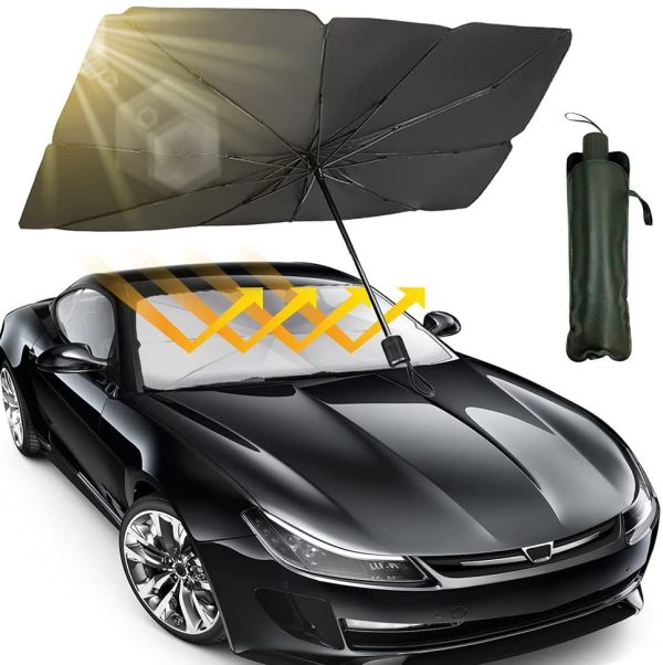 Foldable Car Sunshade Umbrella – Block Heat & UV Rays Instantly!
